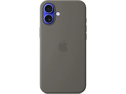 Apple Funda de silicona con MagSafe para iPhone 16 Plus, Gris piedra