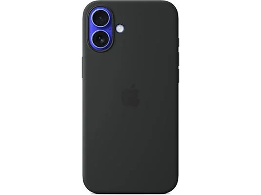 Apple Funda de silicona con MagSafe para iPhone 16 Plus, Negro