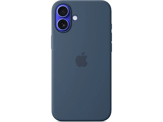 Apple Funda de silicona con MagSafe para iPhone 16 Plus, Azul denim