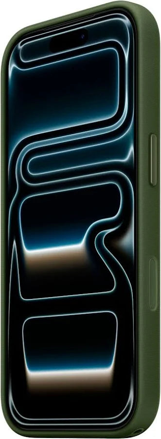 Apple Funda de silicona con MagSafe, Para iPhone 17 Pro Max, Compatible con correa Crossbody, light moss