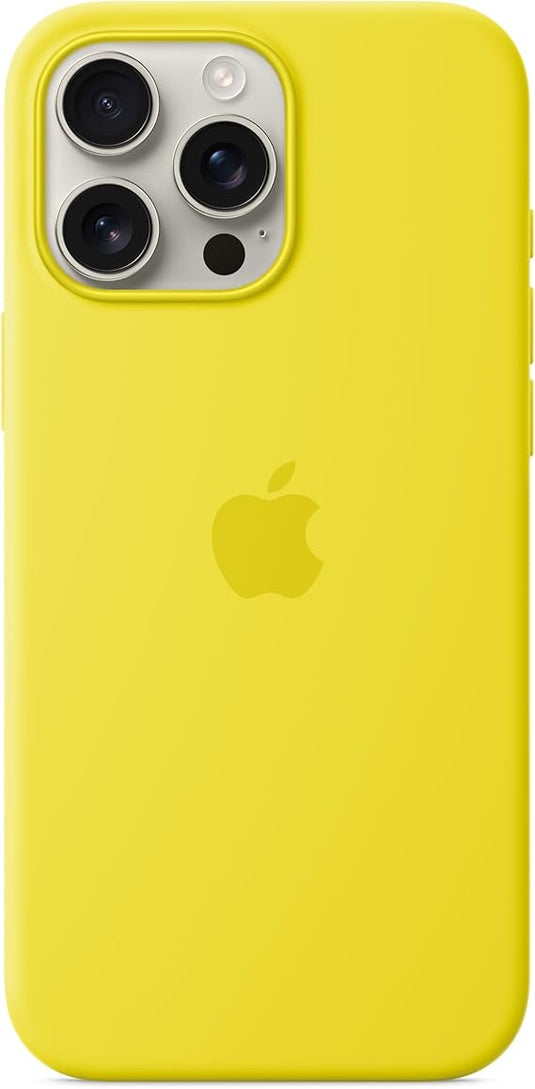 Apple Funda de Silicona con MagSafe para el iPhone 16 Pro MAX - Amarillo Carambola