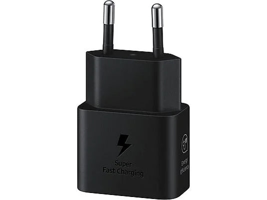 Cargador móvil - Samsung EP-T2510NBEGEU, 25 W, Super Fast Charging, Sin Cable, Negro