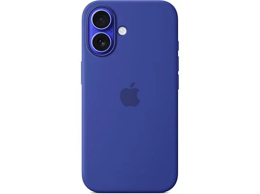 Apple Funda de silicona con MagSafe para iPhone 16, Azul ultramar