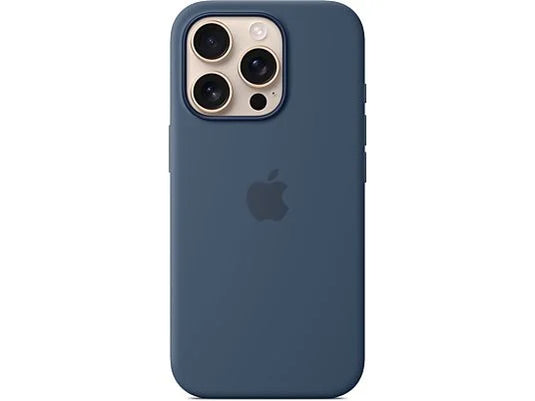 Apple Funda de silicona con MagSafe para iPhone 16 Pro, Azul denim