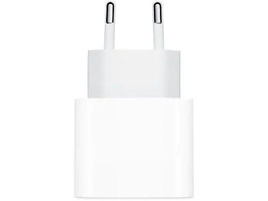 Apple Adaptador de corriente USB-C de 20 W, iPhone. iPad, Apple Watch, HomePod, AirPods, Blanco