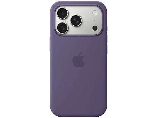 Apple Funda de silicona con MagSafe, Para iPhone 17 Pro Max, Compatible con correa Crossbody, Niebla lila