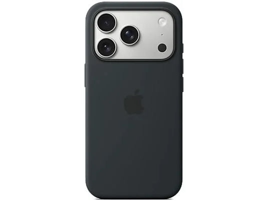Apple Funda de silicona con MagSafe, Para iPhone 17 Pro Max, Compatible con correa Crossbody, Negro