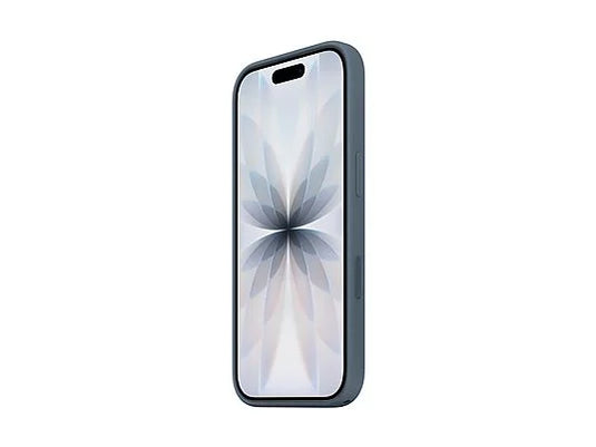 Apple Funda de silicona con MagSafe, Para iPhone 17, Compatible con correa Crossbody, Azul náutico