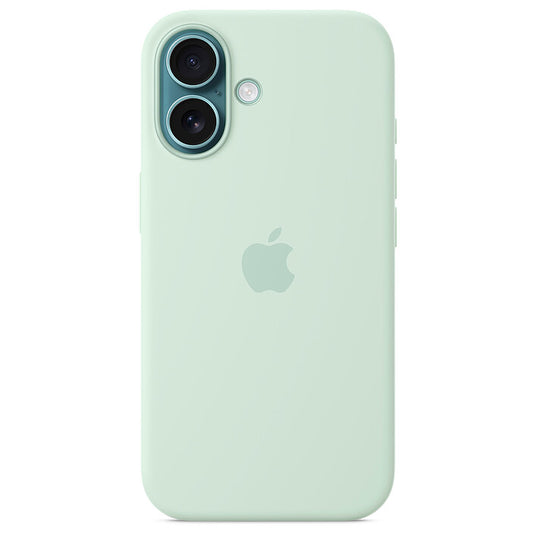 Funda de silicona con MagSafe Aguamarina Apple iPhone 16